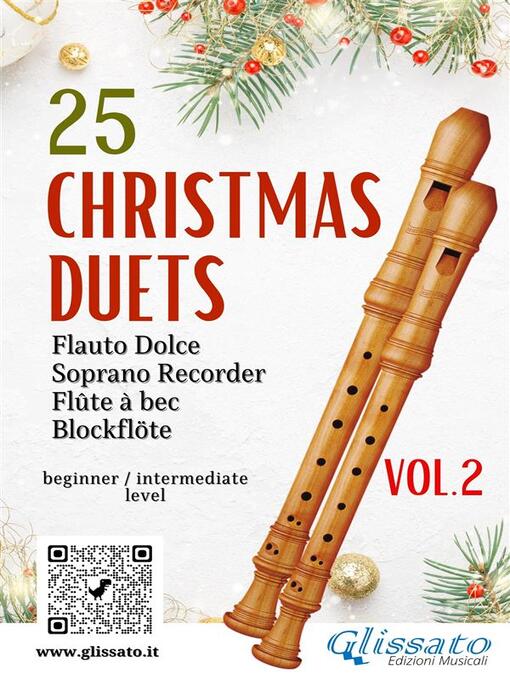 Title details for 25 Christmas Duets for soprano recorder--VOL.2 by Sant'Alfonso Maria de Liguori - Wait list